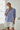 Blue & White Striped Button Down Shirt - STILOSA
