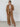 Camel Relaxed Blazer - STILOSA