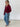 Wide Leg Denim Pants with Suede Trim - STILOSA