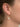 Gold Crystal CZ Bezel Dangle Earrings - STILOSA