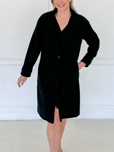 Collar Coat Black FINAL SALE - STILOSA