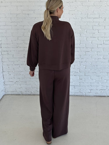 Comfy Espresso Pullover FINAL SALE L - STILOSA