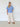 Chambray Cinched Waist Top - STILOSA