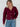 Burgundy Sculpted Knit Cardigan - STILOSA