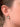 Silver Emerald Cut CZ Bezel Stud Earrings - STILOSA