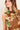 Brown Floral Mesh Mock Neck Top FINAL SALE - STILOSA