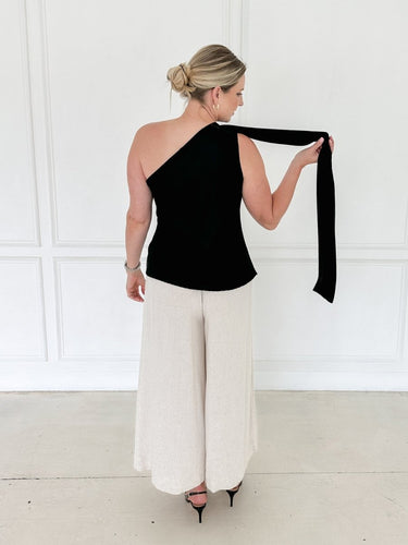 Midnight Muse Scarf Top - STILOSA