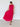Pink Pleated Contrast Midi - STILOSA