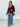 Wide Leg Denim Pants with Suede Trim - STILOSA