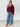 Wide Leg Denim Pants with Suede Trim - STILOSA