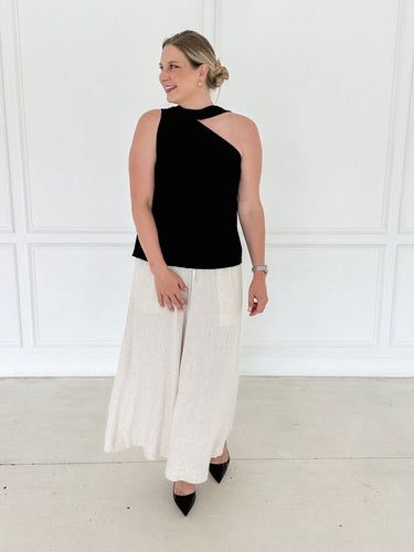 Midnight Muse Scarf Top - STILOSA