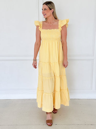 Sunshine Smocked Maxi Dress - STILOSA