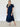 Navy Grace Eyelet Maxi Dress - STILOSA