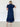 Navy Grace Eyelet Maxi Dress - STILOSA
