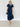 Navy Grace Eyelet Maxi Dress - STILOSA