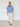 Chambray Cinched Waist Top - STILOSA