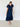 Navy Grace Eyelet Maxi Dress - STILOSA