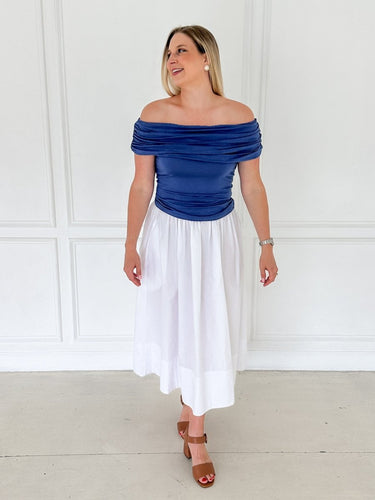 Capri Coast Convertible Knit Top - STILOSA