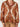 Rust Scarf Print Button-Down Blouse - STILOSA