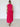 Pink Pleated Contrast Midi - STILOSA