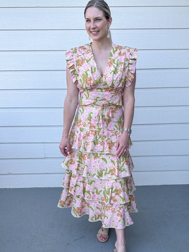 Garden Party Tiered Skirt Set - STILOSA