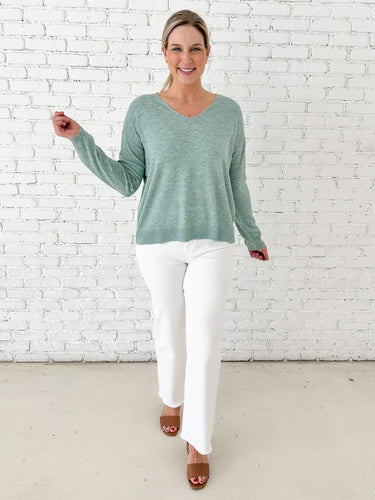 Everyday Luxe Sweater – Sage - STILOSA