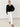 Sheer Black Satin Top - STILOSA