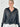 Sheer Black Satin Top - STILOSA