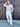 Westward Barrel Denim White FINAL SALE - STILOSA