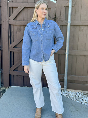 High Noon Pearl Snap Shirt FINAL SALE - STILOSA