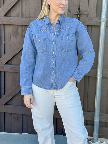 High Noon Pearl Snap Shirt FINAL SALE - STILOSA