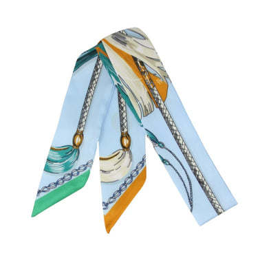 Saddle Silk Skinny Scarf - STILOSA
