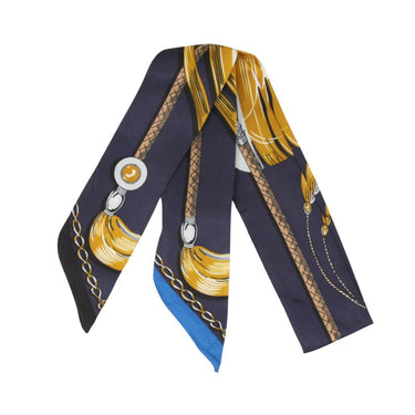 Saddle Silk Skinny Scarf - STILOSA
