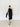 Black Satin Midi Skirt - STILOSA