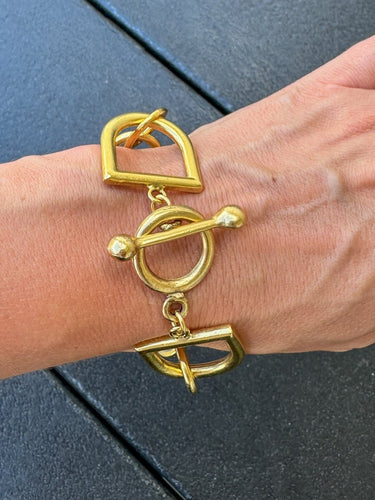 Stirrup Link Toggle Bracelet - STILOSA