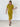 Chartreuse Button Front Sweater Dress - STILOSA