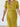 Chartreuse Button Front Sweater Dress - STILOSA