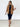 Navy Mock Neck Sweater Dress - STILOSA