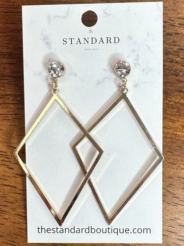 The Marlowe Geometric Drop Earrings - STILOSA