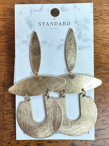 Sloane Sculpted Drop Earrings - STILOSA