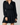 Ruffled Surplice Black Mini FINAL SALE - STILOSA