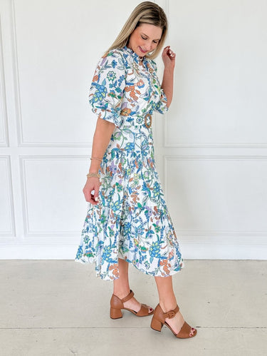 Paisley Dream Midi Dress - STILOSA
