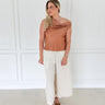 Sienna Sunset Satin Top - STILOSA