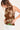 Brown Floral Mesh Mock Neck Top FINAL SALE - STILOSA