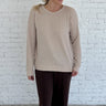 Monaco Knit Top Natural FINAL SALE - STILOSA