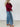 Wide Leg Denim Pants with Suede Trim - STILOSA