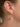 Gold Crystal CZ Bezel Dangle Earrings - STILOSA