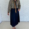 Navy Pleated Skirt FINAL SALE - STILOSA