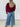 Wide Leg Denim Pants with Suede Trim - STILOSA