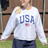 All American Cropped Sweatshirt - STILOSA